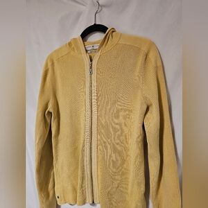 Tommy Yellow Zip-Up Hoodie Large